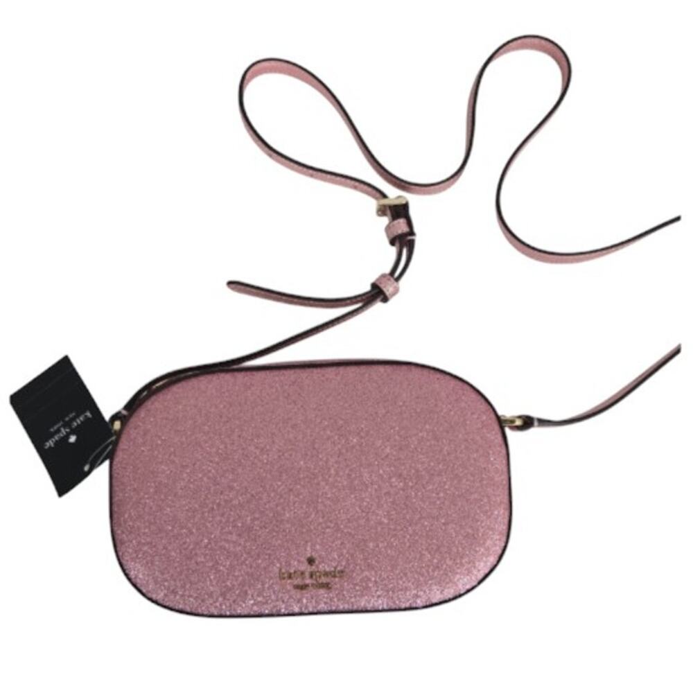 NWT Kate Spade New York glimmer oval camera bag Pink